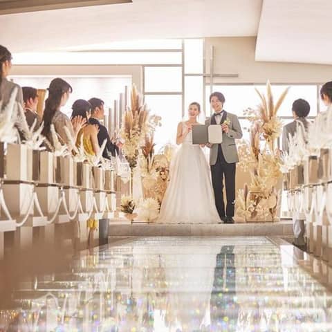 <27年4~6月>花粉も気にならない全天候型式場での結婚式