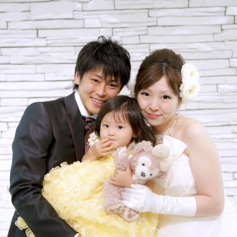 【家族で写真撮影】ファミリーフォトウエディング
