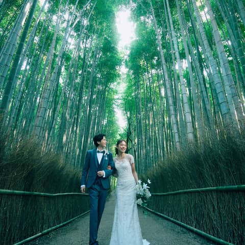 【2名 \139,260】 嵐山ロケもOK!!フォトウェディングプラン