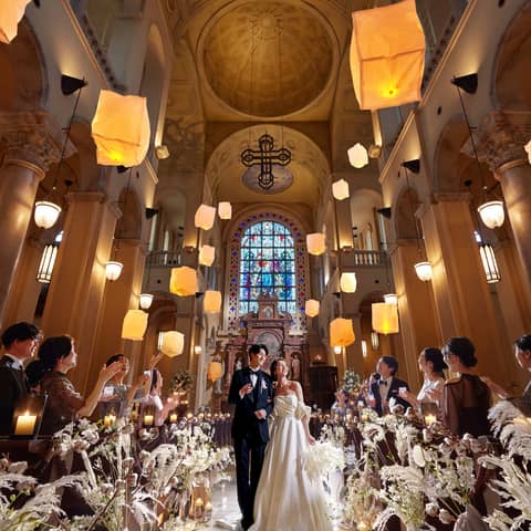 期間限定《11/30までの来館》大聖堂挙式料など最大150万優待♪