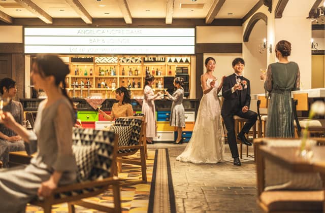 大阪アンジェリカノートルダム|美女と野獣、プリンセス、ディズニー風の世界観で叶える結婚式が叶う場所