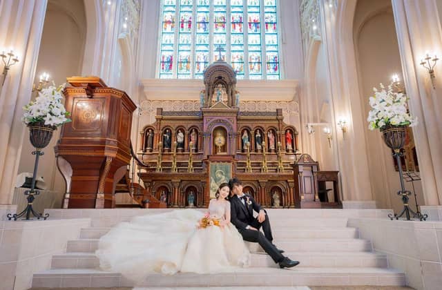 大阪アンジェリカノートルダム|美女と野獣、プリンセス、ディズニー風の世界観で叶える結婚式が叶う場所