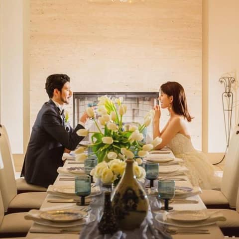 【挙式&会食】親しい皆様と一軒家貸切レストランwedding*゜