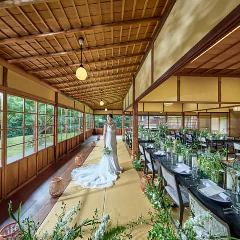 横浜市指定有形文化財 「三溪園 鶴翔閣」で結婚式/【ベストレート保証】ウエディングガーデン