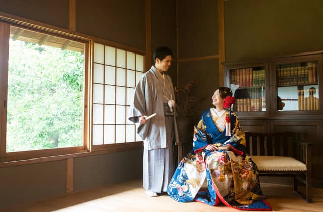 横浜市指定有形文化財 「三溪園 鶴翔閣」で結婚式/【ベストレート保証】ウエディングガーデン