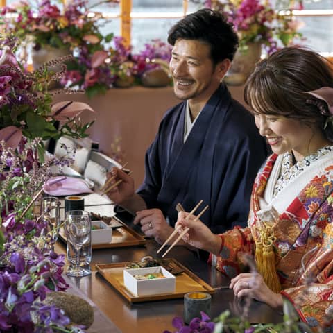 横浜市指定有形文化財 「三溪園 鶴翔閣」で結婚式/【ベストレート保証】ウエディングガーデン