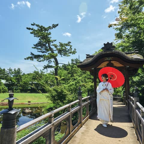 横浜市指定有形文化財 「三溪園 鶴翔閣」で結婚式/【ベストレート保証】ウエディングガーデン