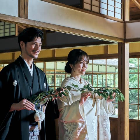 横浜市指定有形文化財 「三溪園 鶴翔閣」で結婚式/【ベストレート保証】ウエディングガーデン