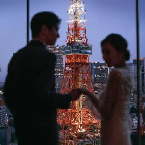 【2027年1~3月限定】都心の景色が彩る優雅なウエディング