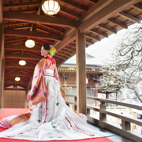 【十二単×湯島天神フォト】平日限定!ロケーション撮影プラン