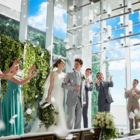 <2部制ウエディング>人気のご家族食事会&友人パーティ