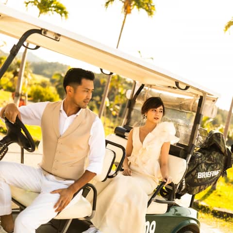 【ゴルフ場撮影付き】インポートドレス・宿泊2泊付きのフォトウエディング
