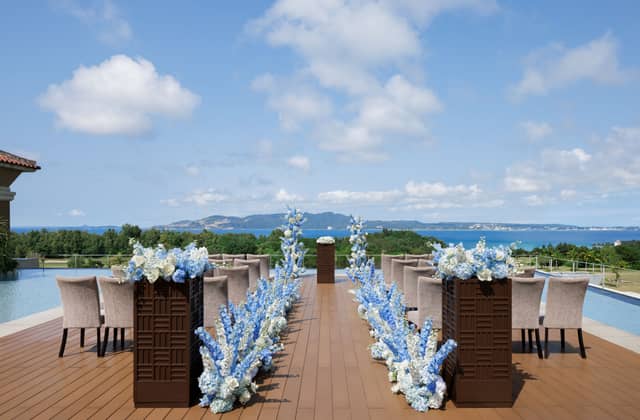 ザ・リッツ・カールトン沖縄|ウエディング|ラグジュアリーホテル|上質|大人婚|インポートドレス