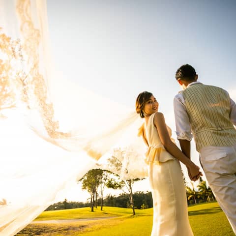 【ゴルフ場撮影付き】インポートドレス・宿泊2泊付きのフォトウエディング