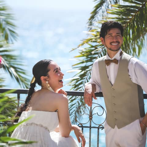 【フォトウエディング】ビーチ&チャペル&アメビレ撮影プラン*洋装1ペア