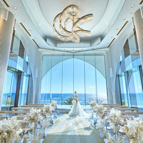 【フォトウエディング】ビーチ&チャペルフォト*100カット*洋装1ペア