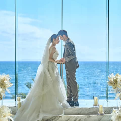 【フォトウエディング】ビーチ&チャペルフォト*100カット*洋装1ペア