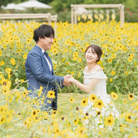 【いばらきフラワーパーク×アンシャンテ】フォトウエディングプラン登場!