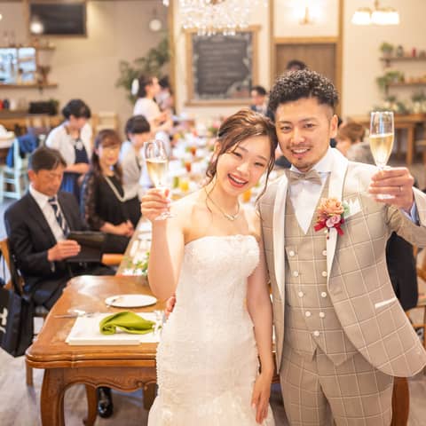 【カジュアル婚】挙式とビュッフェパーティプラン