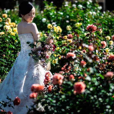 【いばらきフラワーパーク×アンシャンテ】フォトウエディングプラン登場!