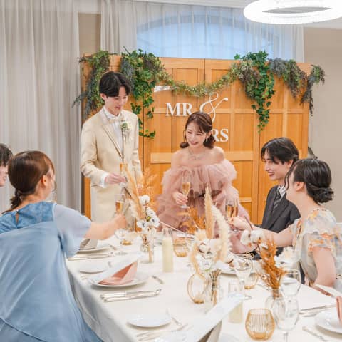【10名29万円】少人数でも貸切!美食×選べるドレス付のお得プラン