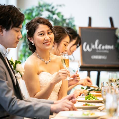 【少人数でも貸切】人気シェフ料理&ドレス無料特典付きのお得プラン