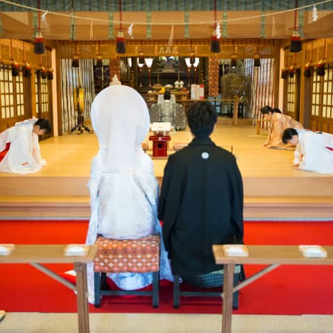 【6名様のお見積り例】神社で神前式と会食付プラン