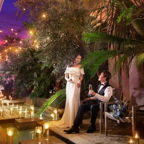 【いつもと違う雰囲気で】ナイトウエディングプラン