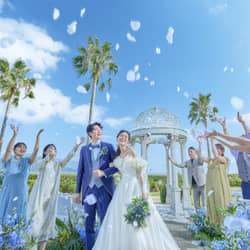 グランドプリンスホテル広島 ガーデンチャペルでのフラワーシャワー