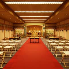 ＜駅前＆ホテル内神殿＞【本格神殿・神前式】