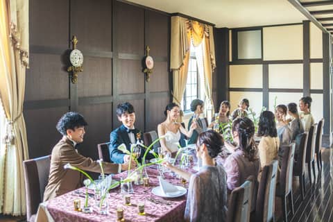 レストラン婚《10名137万→56万》1年以内の結婚式◇挙式＋会食