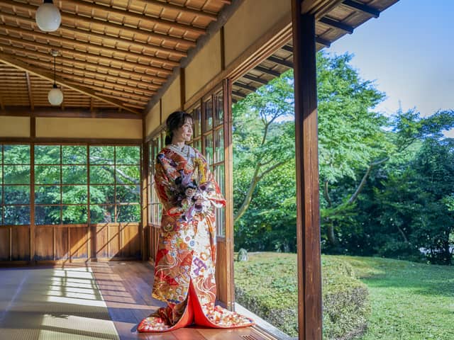 横浜市指定有形文化財 「三溪園 鶴翔閣」で結婚式/【ベストレート保証】ウエディングガーデン