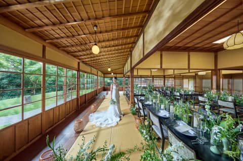 横浜市指定有形文化財 「三溪園 鶴翔閣」で結婚式／【ベストレート保証】ウエディングガーデン