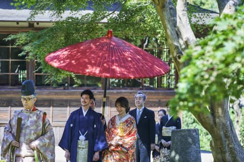 横浜市指定有形文化財 「三溪園 鶴翔閣」で結婚式／【ベストレート保証】ウエディングガーデン