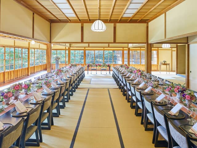 横浜市指定有形文化財 「三溪園 鶴翔閣」で結婚式/【ベストレート保証】ウエディングガーデン