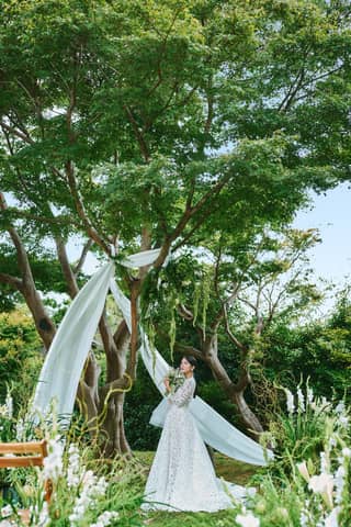 横浜市指定有形文化財 「三溪園 鶴翔閣」で結婚式／【ベストレート保証】ウエディングガーデン