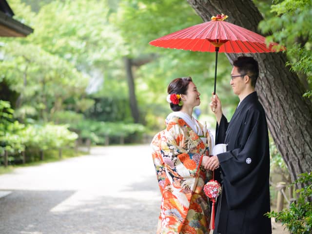 横浜市指定有形文化財 「三溪園 鶴翔閣」で結婚式/【ベストレート保証】ウエディングガーデン