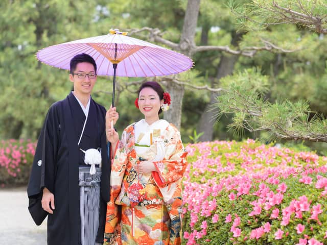 横浜市指定有形文化財 「三溪園 鶴翔閣」で結婚式/【ベストレート保証】ウエディングガーデン