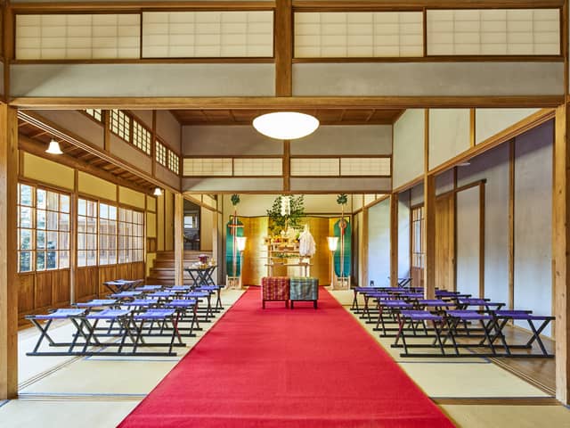 横浜市指定有形文化財 「三溪園 鶴翔閣」で結婚式/【ベストレート保証】ウエディングガーデン