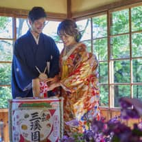 横浜市指定有形文化財 「三溪園 鶴翔閣」で結婚式/【ベストレート保証】ウエディングガーデン