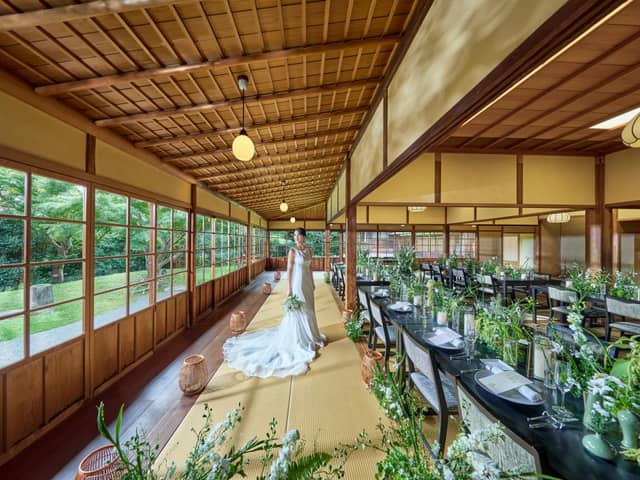 横浜市指定有形文化財 「三溪園 鶴翔閣」で結婚式/【ベストレート保証】ウエディングガーデン