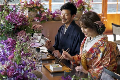 横浜市指定有形文化財 「三溪園 鶴翔閣」で結婚式／【ベストレート保証】ウエディングガーデン