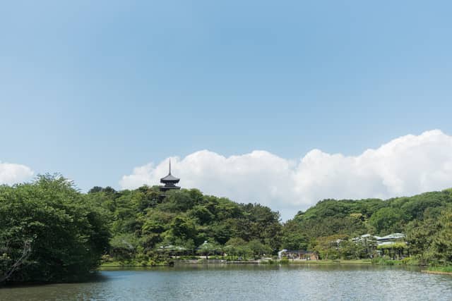 横浜市指定有形文化財 「三溪園 鶴翔閣」で結婚式／【ベストレート保証】ウエディングガーデン