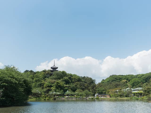 横浜市指定有形文化財 「三溪園 鶴翔閣」で結婚式/【ベストレート保証】ウエディングガーデン