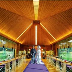 【神前挙式】水辺の開放感あふれる神殿で厳かな軽井沢リゾート和婚