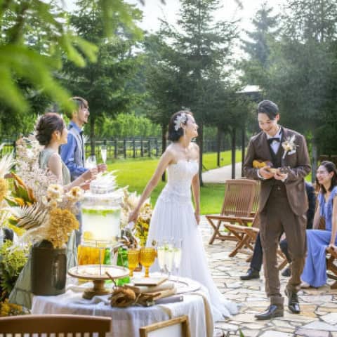 光と風がおりなす「ナチュールウエディング」期間限定プラン
