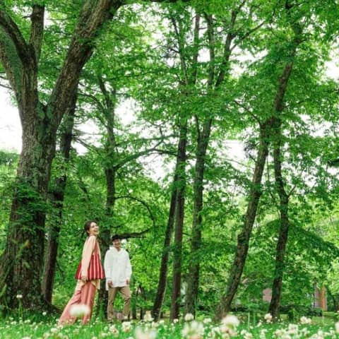 26年7,8月*平均気温25℃以下、避暑地軽井沢でサマーウエディング