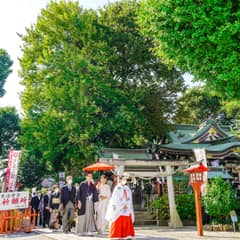【川越八幡宮×アルタビスタガーデン】神前結婚式プラン 送迎バス付き