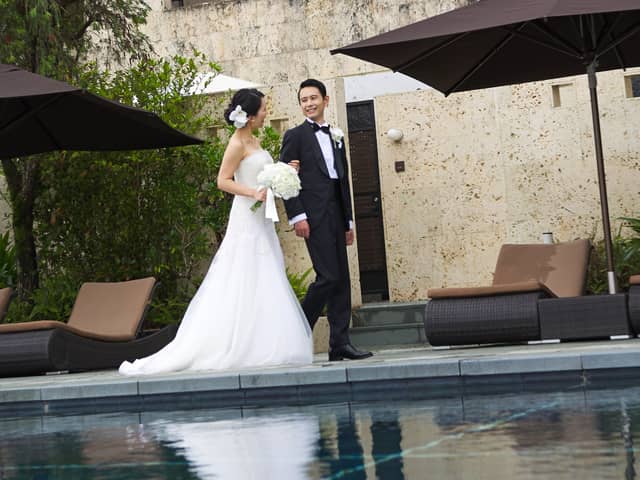 ザ・リッツ・カールトン沖縄|ウエディング|ラグジュアリーホテル|上質|大人婚|インポートドレス