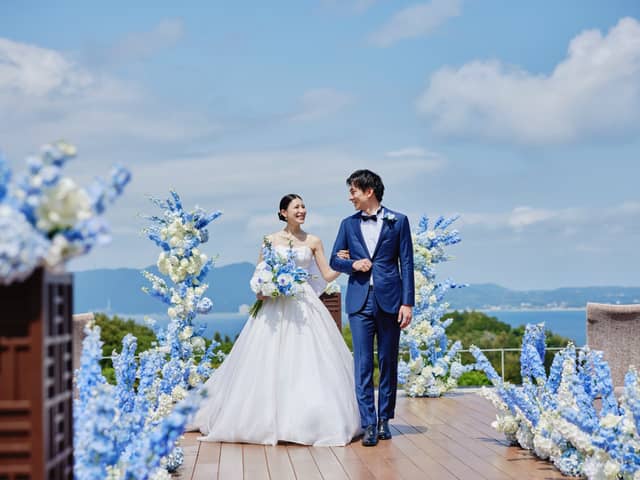 ザ・リッツ・カールトン沖縄|ウエディング|ラグジュアリーホテル|上質|大人婚|インポートドレス